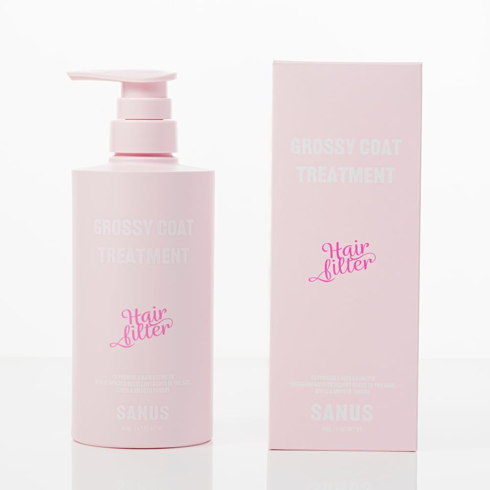 

[Official] GENKING. Produced Hair Filter Glossy Coat Treatment Moisturizing Damage Care Hair Repair Floral 400g (Treatment)