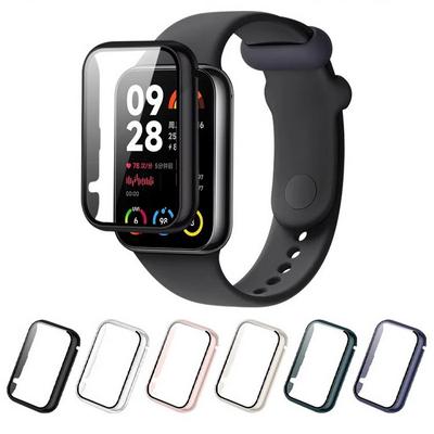 Case For Xiaomi Mi Watch Band 8 Pro 7 Pro PC Hard Tempered Glass Screen Protect All-Around Bumper Pure Color Watch Cases Accessories
