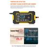 12V 6A Full Automatic Car Battery Charger Power Pulse Repair Chargers Wet Dry Lead Acid Battery Chargers Digital LCD Display