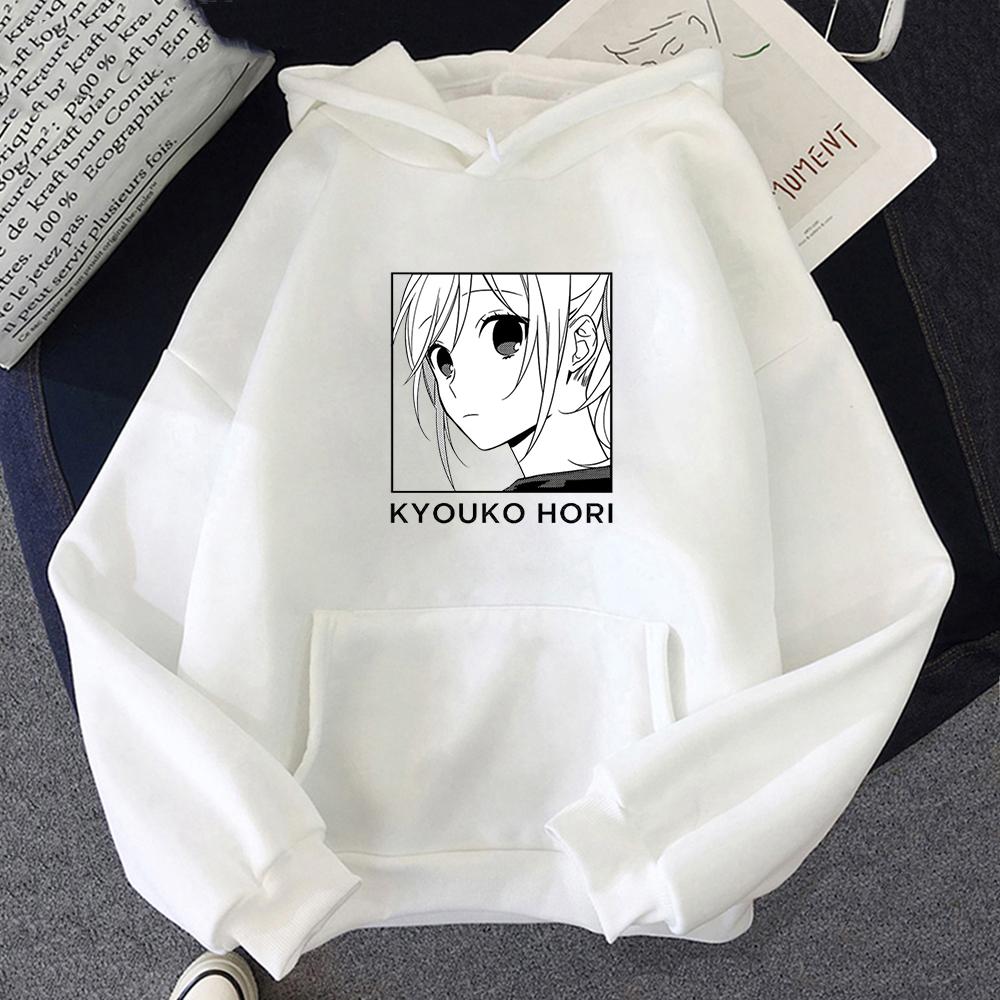 

Hot Anime Haikyuu Horimiya Kyouko Hori Printed Hooded Men Women Aesthetic Trendy Hoodies Prevalent Sweatshirt Harajuku Pullover XS