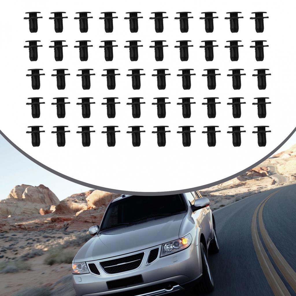 10x Halteklammern 86590-28000 8mm Loch Kopfdurchmesser 18mm