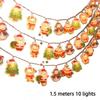Christmas Led String Lights With Santa Snowman Reindeer For All Holiday Scenarios