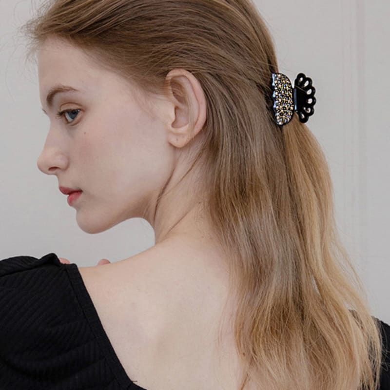 

Жан Поль Кларисс Кристальная Пуф Заколка для волос DESA029-1 PURPLE