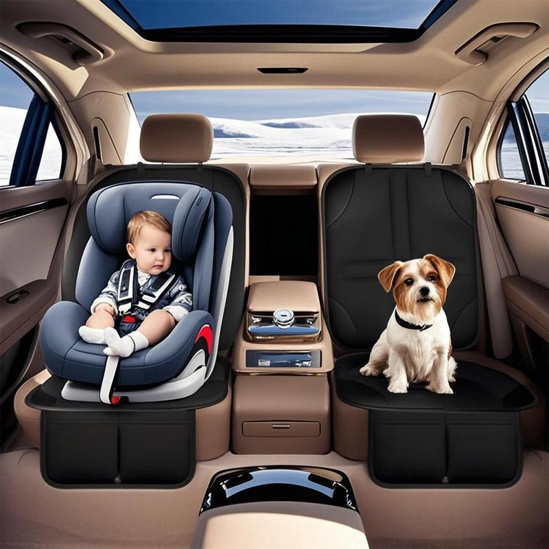 Child Car Seat Protector Portable Seat Protector Under Baby Car Seats Non-Slip Automotive Interior Accessories Protective