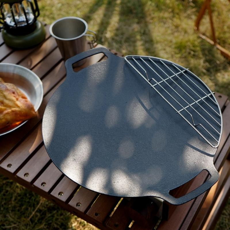 Practical Barbecue Grilling Surfaces Property Safe Food Contact Outdoor Cooking Solution Metal Texture for Outdoor