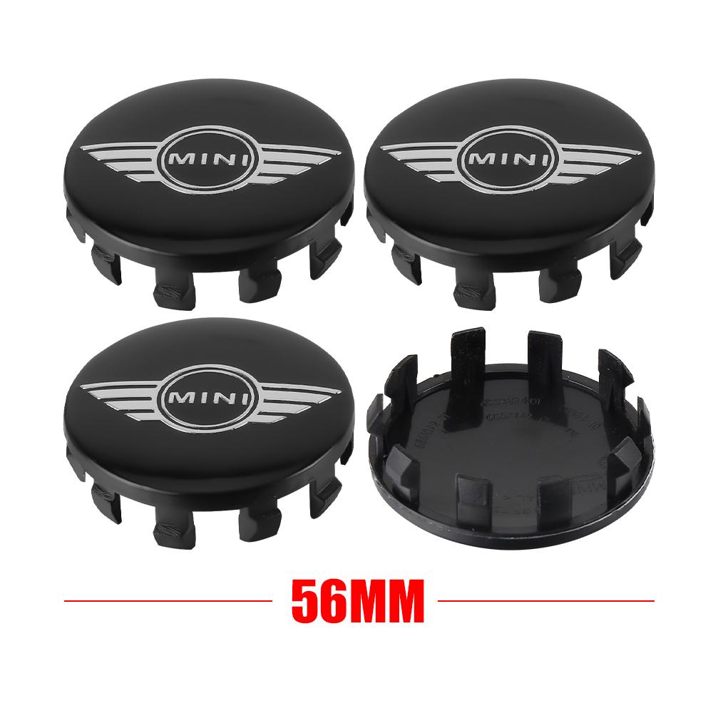 4Pcs 56mm Car Wheel Tire Hub Caps Badge Covers Auto Accessories For MINI Cooper JCW WORKS R55 R56 F55 F56 R57 R58 R59 R60 R50