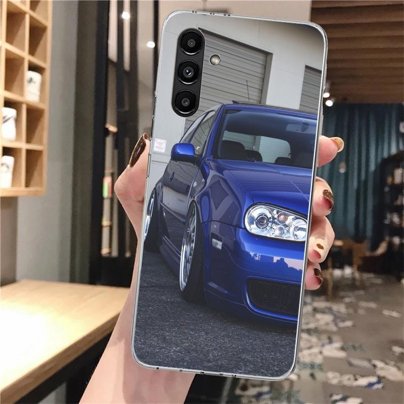 Cool MK4 MK5 Golf Car Soft Phone Case For Samsung Galaxy A17 A16 A26 A36 A56 A15 A14 A13 A55 A54 A53 A35 A34 A33 A25 A24 A23 A05
