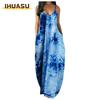 Fashion Summer Spring Sleeveless V-Neck Casual Dresses