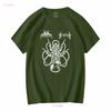 ABIGAIL HATE KOMMAND Split Vintage T Shirt Tour LP Black Metal Sabbat 7 Cassette vintage Washed graphic designer clothes