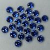 20 Pcs Natural Blue Sapphire Round Ring & Jewelry Gemstone CERTIFIED Lot 5x5 Mm Y-62150524