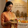 Aluminium Pooja Thali 10 Inch with Tea Light Holder | Durable & Rust Resistant