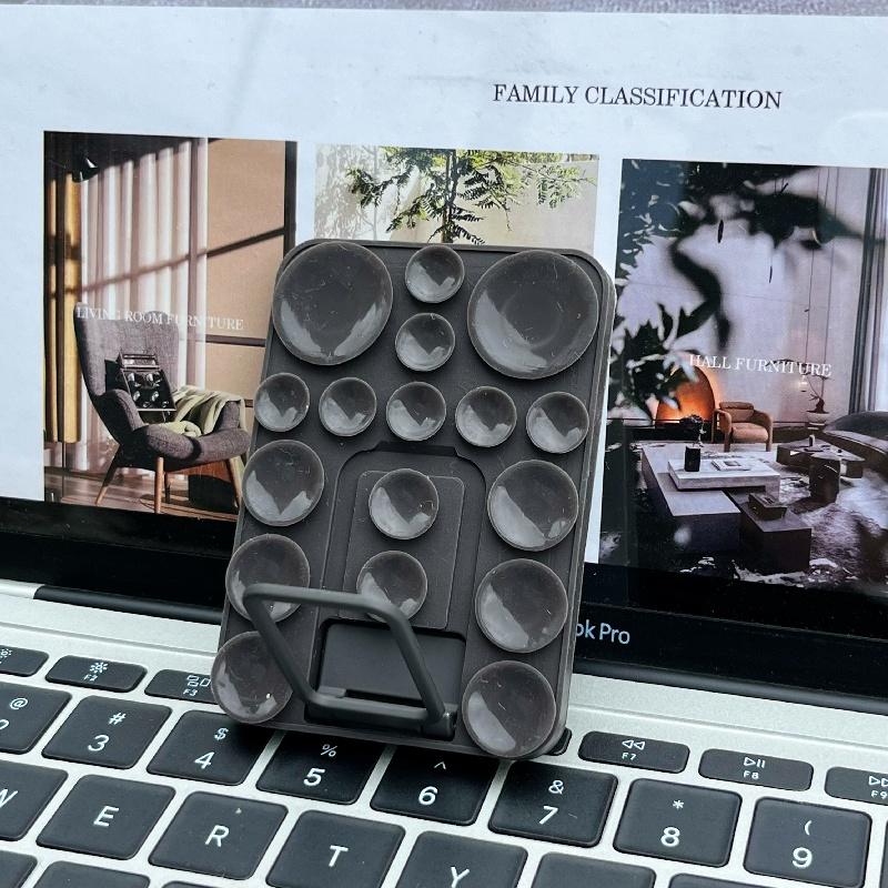 PC Universal Oversized Suction Cup for Cell Phone Fixing with Adhesive Backing Anti-Slip  Holder Self-media Camera Vlog Artifact Stand