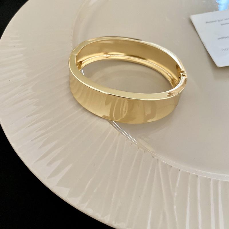 Vergoldetes Geometrisches Armreif - Minimalistisches Leichter Luxus Armband für Damen