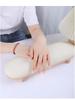 High-End Nail Art Cushion Set: Natural Wood Base & Japanese Leather Tools