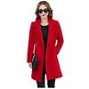 Korean Style Women's Woolen Coat Tongnizi Slim Windbreaker Wool Coat