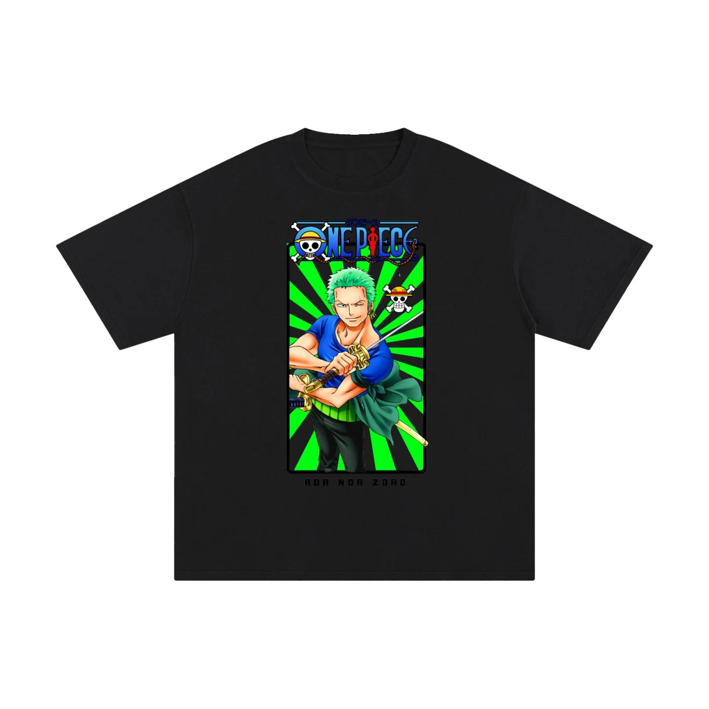 Zoro One Piece Manga T-Shirt Anime Graphic Zoro Streetwear Overzised Designs 110