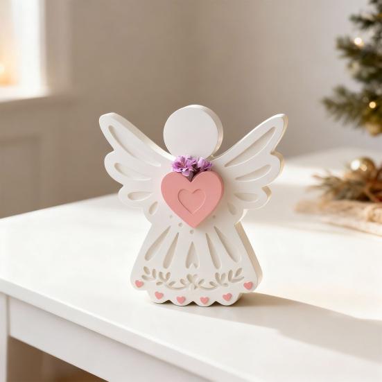 Angel Mold Flexible Non-Stick Angel Shape Silicone Candle Mold Ice Cubes Desserts Soap Making Baking Mold DIY Scented Candles Resin Ornament
