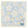 Miffy Towel Spring in Full SAKURA Series 25cm Handkerchief, Bloom, (Blue), Women's, Approx. [miffy] 000195-0014-02