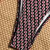 Women's Bikini Swimsuit with Specialty Fabric and Tie Straps
