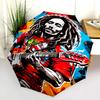 Vibrant Bob Marley Tribute Folding Umbrella Travel Umbrella Sun Umbrella Sun Umbrella Umbrella