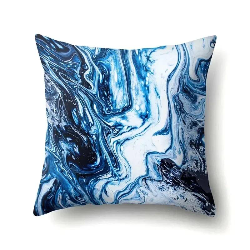 Nordic Fashion Abstract Marble Stripe Print Pillowcase Home Decoration Living Room Sofa Cushion Cover Bedroom Room Decoration