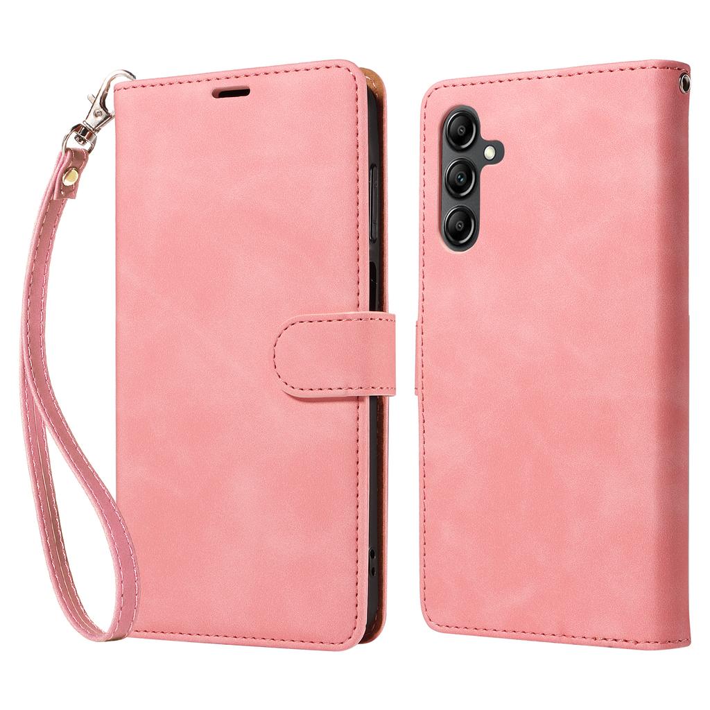 For Samsung Galaxy A55 5G Case with Thickened Strap RFID Blocking Wallet Stand Leather Flip Phone Cover