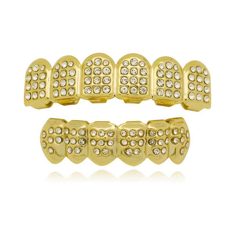 72 Diamond Gold Hip-Hop Grill Accessories