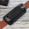Funda de Cuero Vintage Europea para Cuchillo Changmai con Pinza para Cinturón Horizontal - Almacenamiento de Bolsillo Hecho a Mano para Hombre, Funda Plegable de Cuero para Navaja