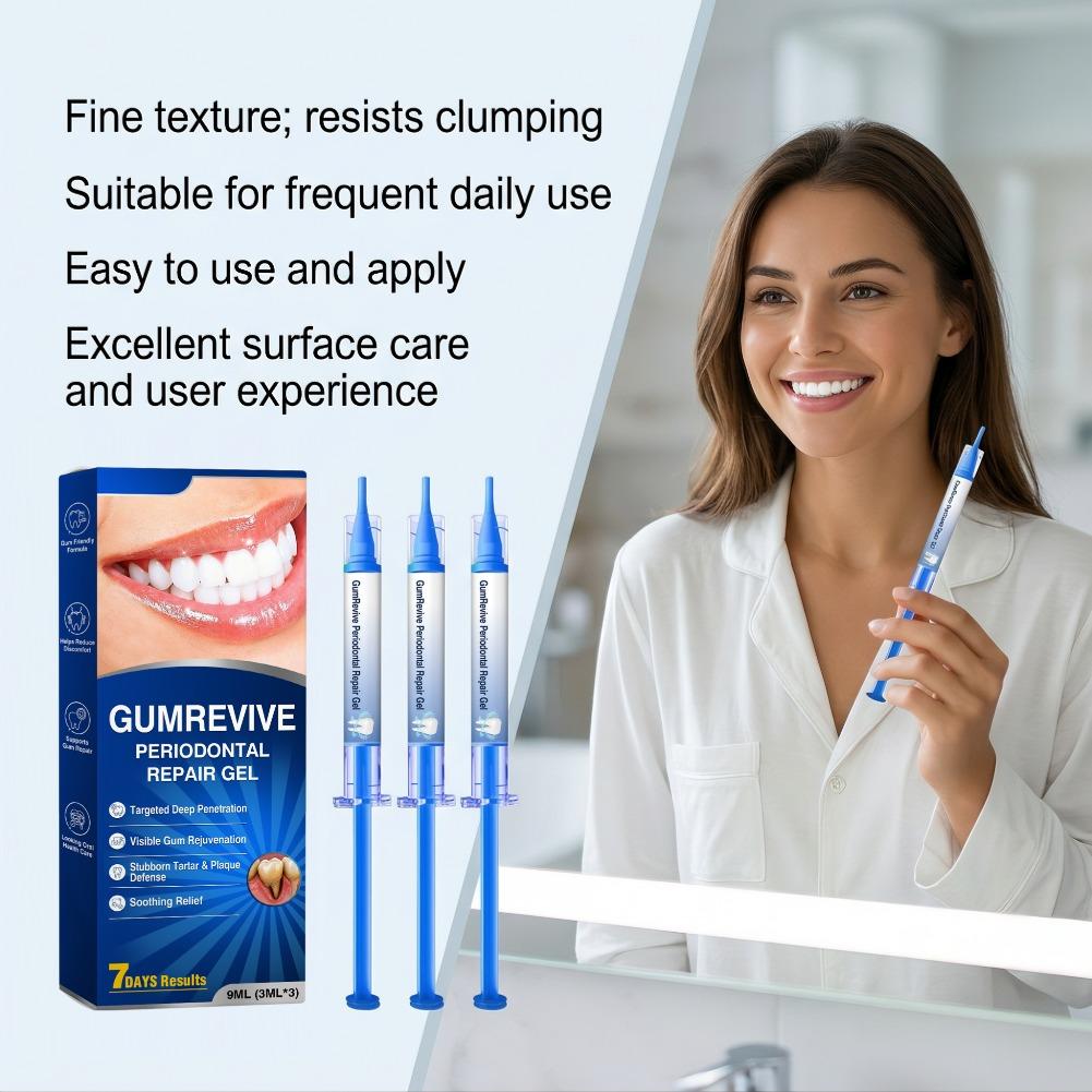 Gum Revive Professional Periodontal Repair Gel Fresh Mint Flavor Natural Plant Extracts Gentle Oral Care Brand Teeth Repair Gel