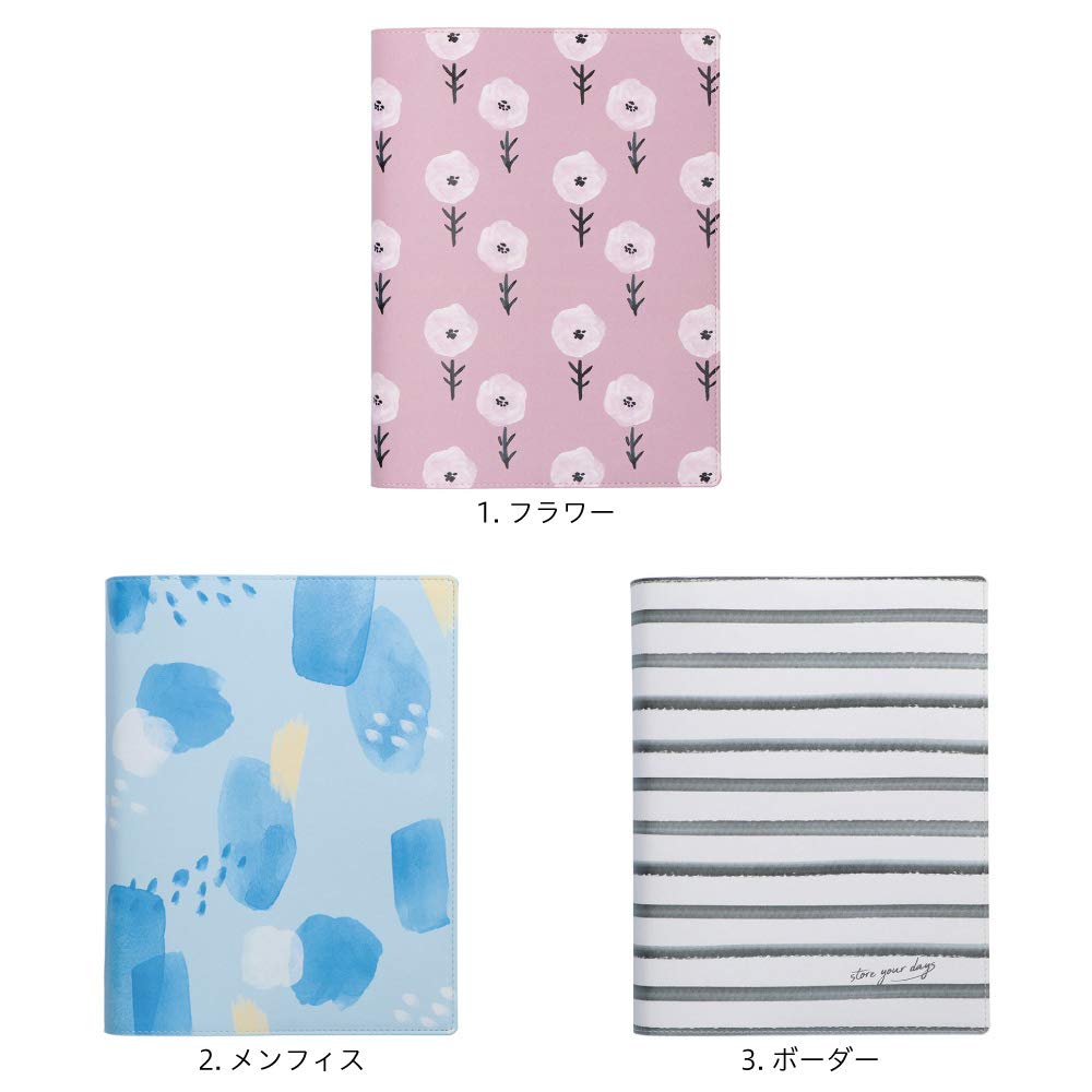 Marks System Planner A5 Standard Size Binder with Trial Pattern 2 Flower Refills, ODR-DC11-A