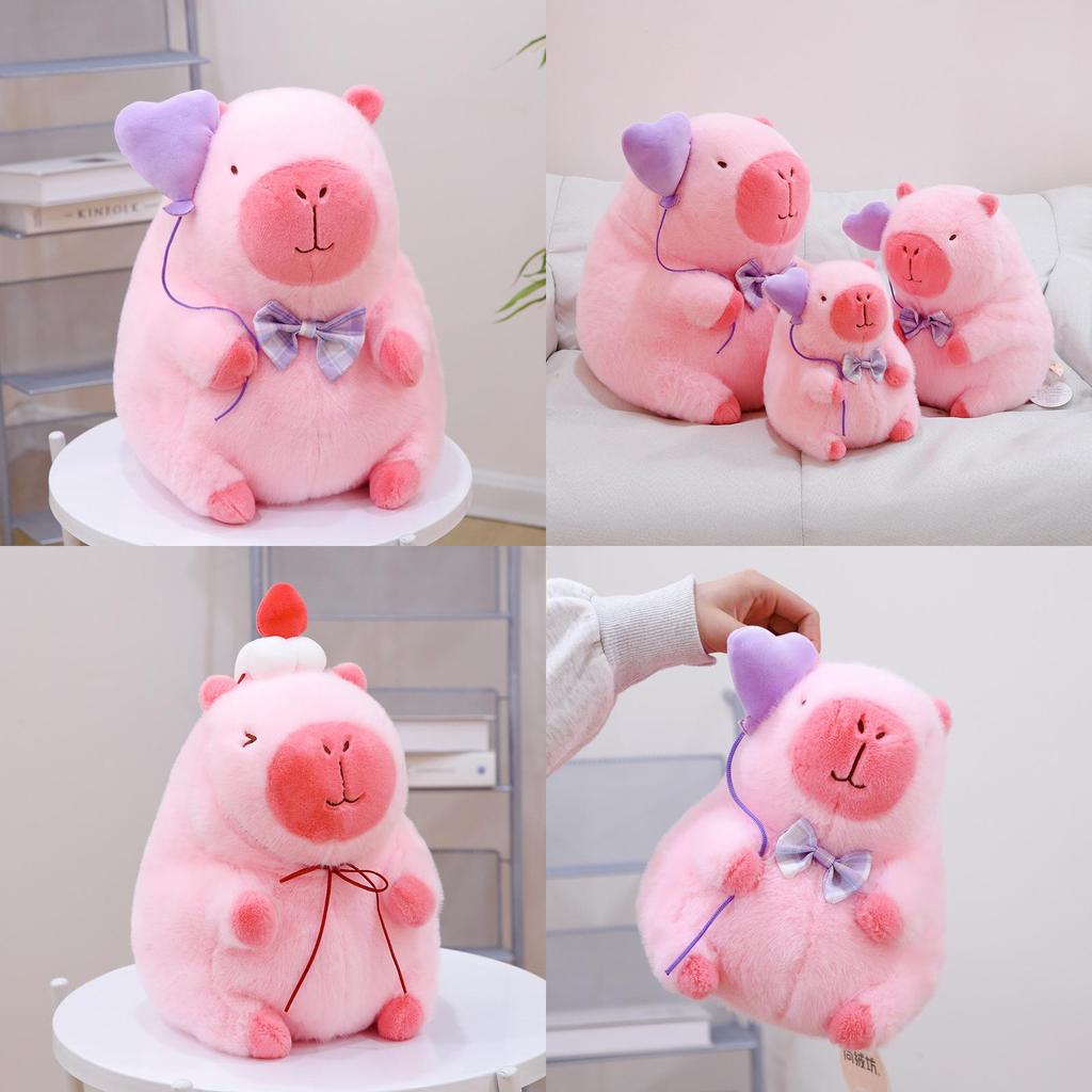 Adorable Capybara Plush Toy Authentic Stuffed Animal Soft Short Plush Pillow