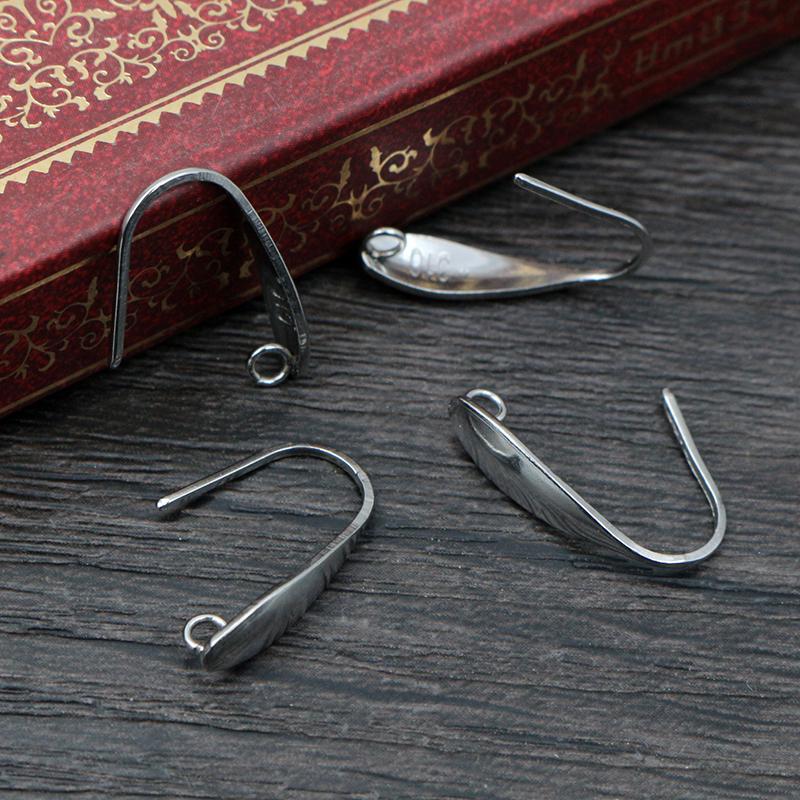 20*10mm 20pcs/Lot 316 Stainless Steel Gold Rose Gold High Quality Earring Hooks Wire Settings Base Settings Whole Sale