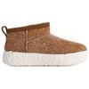 UGG Classic Ultra Mini Wrap Tech Leather Warm Technology Rubber Fashion Slip-On Snow Boots Men Boots Brown 1171115-CHE