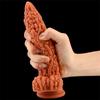 Sexy Bitter Gourd Stick Color Fake Penis Silicone Simulation Penis Masturbation Device for Men and Women Anal Expansion Anus Deep Sucker Anal Plug