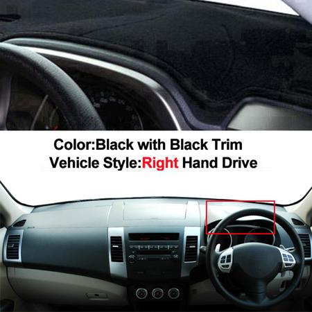 

Car Dashboard Cover Dash Mat Carpet Rug For Mitsubishi Outlander 2nd Gen CW/ZG/ZH 2006 – 2012 2 Layers Sunshade Auto Cape