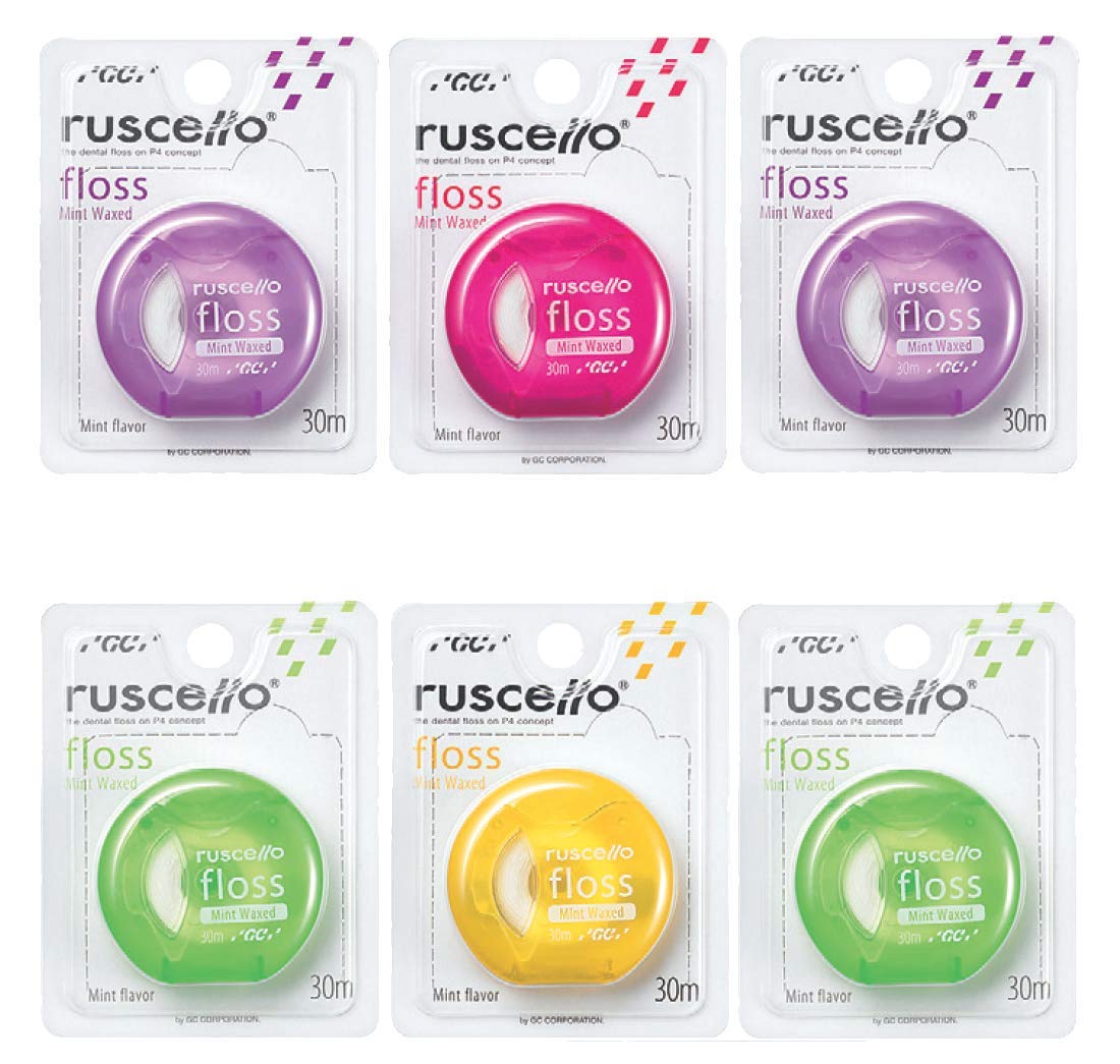 

GC Rushelo Floss Mint Wax 30m x 6 rolls colors of 2 or [Assorted more]