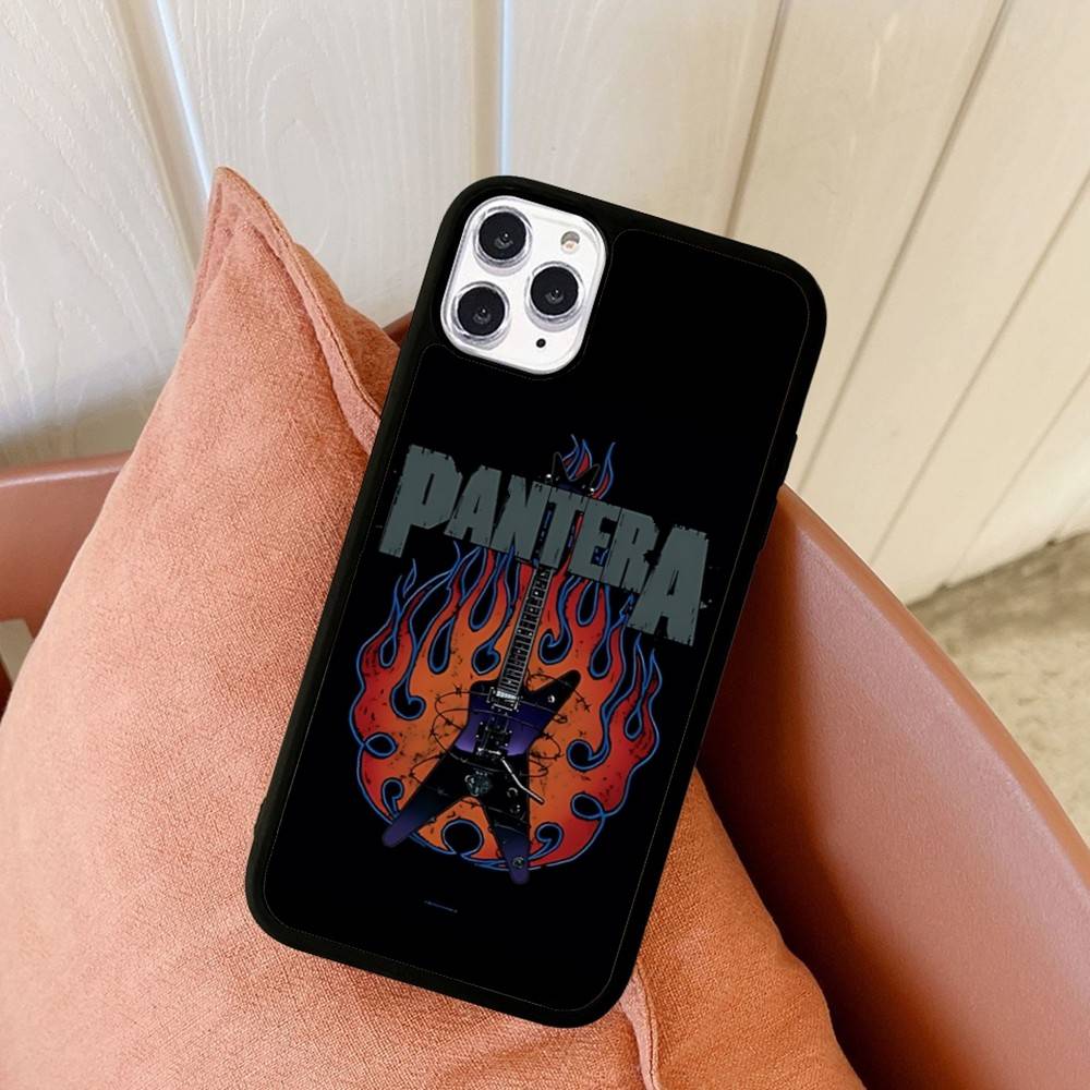 Dark Heavy Metal Rock P-PanteraS Band For IPhone 11 12 13 14 15 16 17 Pro Max Plus TPU+PC Shockproof Back Phone Cases