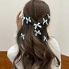 4cm Multi-Color Ballet Style Bow Hair Clip - Sweet Ribbon Accessory