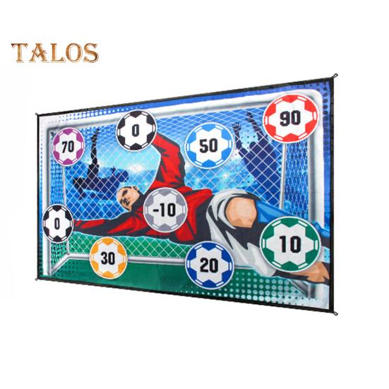 Gry Piłkarskie dla Dzieci Zestaw do Gry Piłkarskiej dla Chłopców Mata do Piłki Nożnej Do Hal z Obszarami Celowymi Ćwicz Strzelanie Popraw Umiejętności Prezenty Piłkarskie dla Dzieci