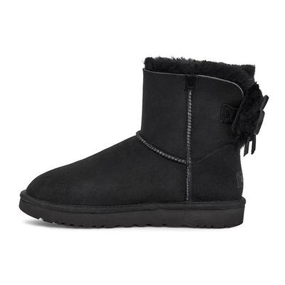 (DÁMSKÉ) UGG Classic Dudble Bow Mini Sněhule Černé Dámské 1103652-BLK