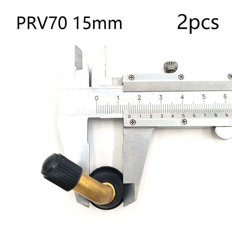 2 Stück Pvr 70/60/50/40 Motorroller Snap-In/Schraub-Metall-Reifenventil 90-Grad-Gummi-Winkelventil Moto Elektroroller Fahrrad