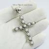 Freshwater Pearl Cross Pendant: Sterling Silver Handmade Pearl Jewelry