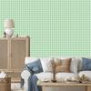 Geometric Rhombus Wallpaper Mint and White for Living Room and Bedroom 50x1000
