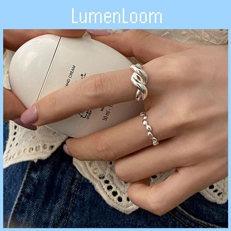 Elegant 925 Sterling Silver Twisted Crossover Ring For Stylish Women With Unique Design