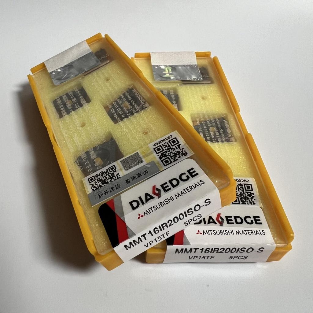MITSUBISHI / MMT16IR200ISO-S VP15TF / Carbide CNC Blade 10 Pcs