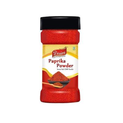Desire Paprika Powder 100 Gram | 100% Pure | No Artificial Colours, Flavours, Fillers or Preservatives |Garnish, Season, Make Spice Rubs or Marinades