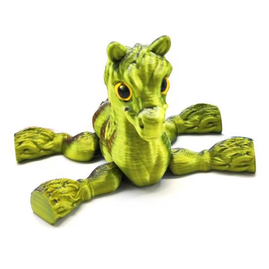 3D Printed Horse Fidget Toy Pony Figurine with Movable Joints Flexible Articulating Animal Model Statue Decoration Ornament
