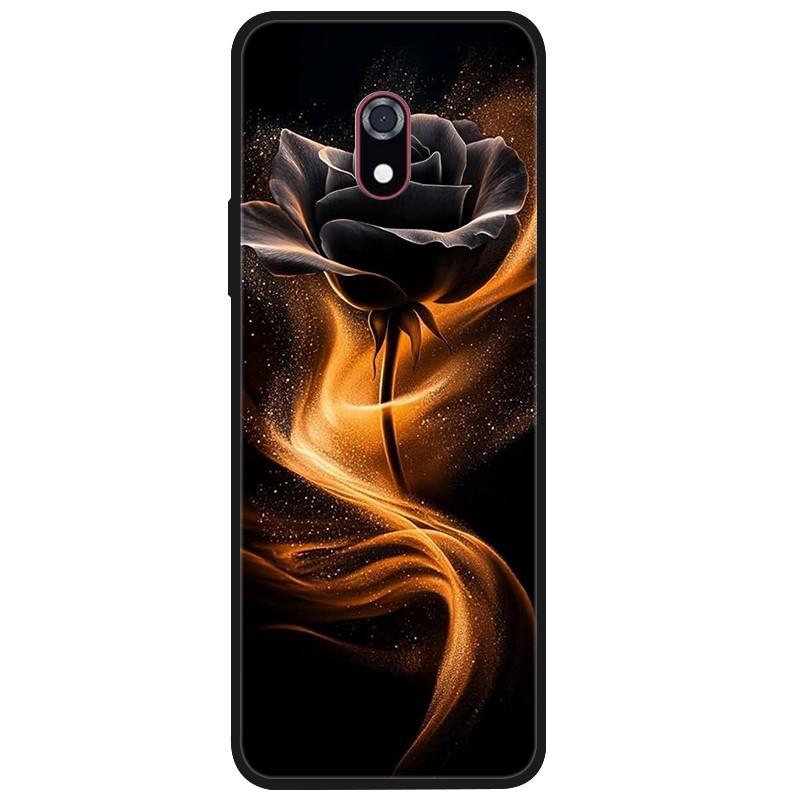 For Xiaomi Qin F22 Luxury Exquisite Painting TPU Soft Silicone Hard Shell For Qin F22 Creativity Rose Anti-drop Phone Cover