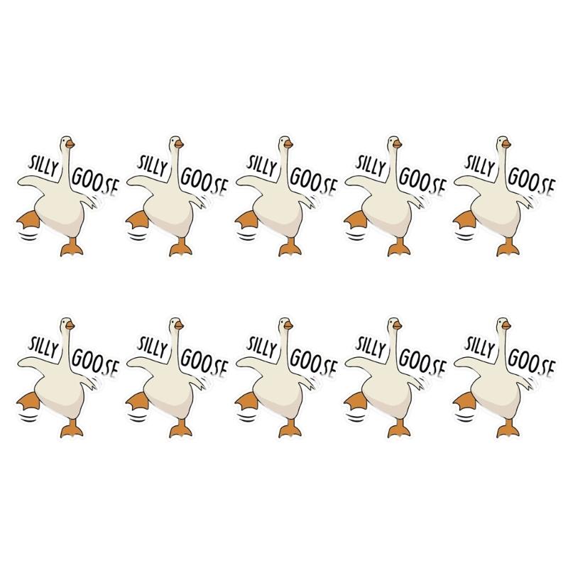 

10/20pcs Silly Gooses Sticker Laptop Luggages Skateboards Decals for Water Bottle