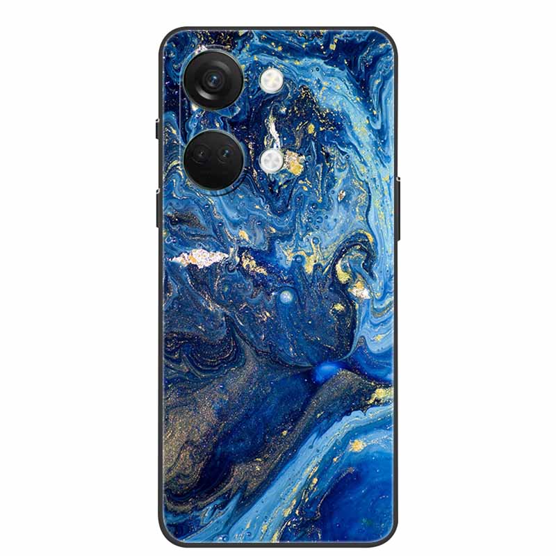 For One Plus Nord3 5G Case Silicone Painted Soft Protective Covers for OnePlus Nord 3 5G Phone Cases 1+ Nord3 TPU Coques Marble